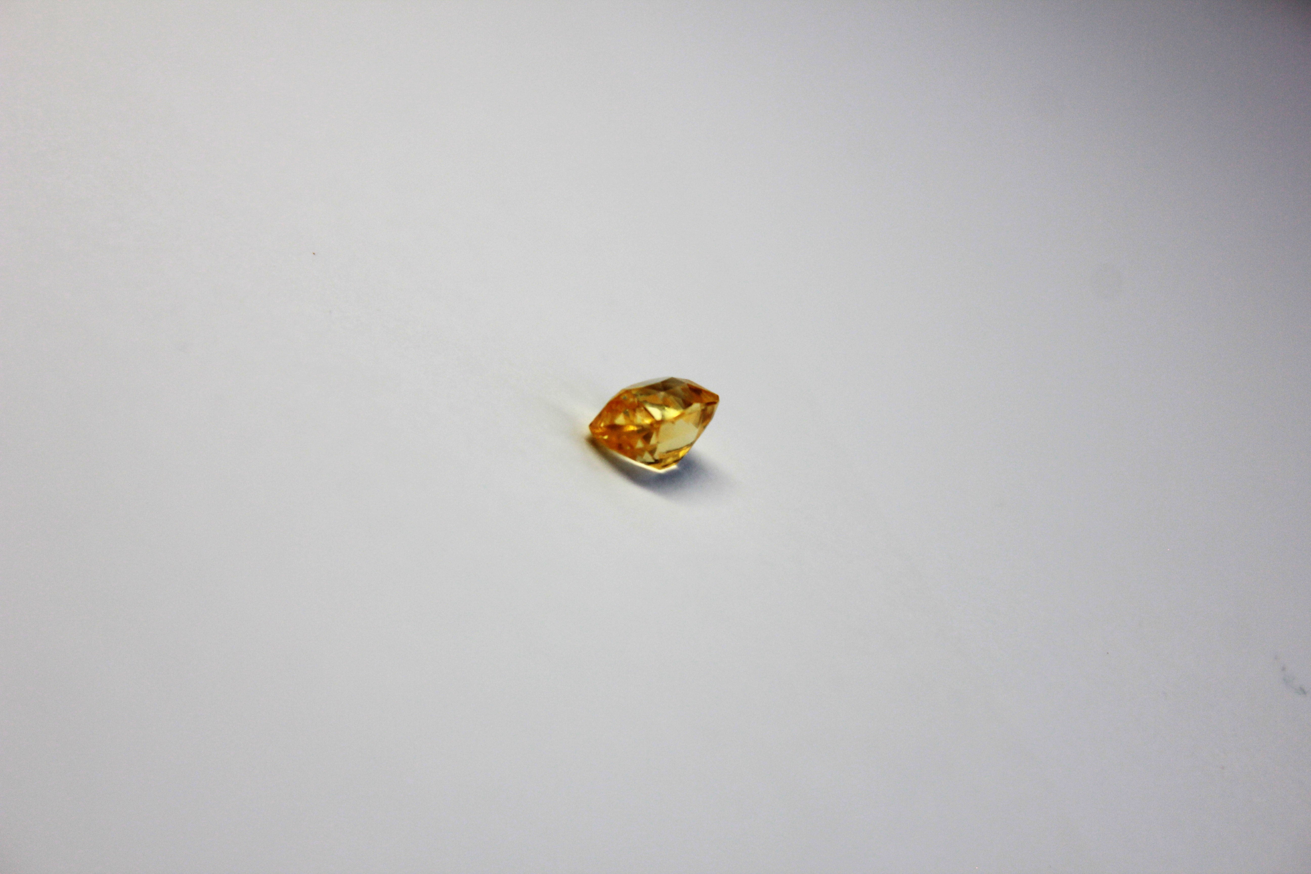 1.2ct Unheated Yellow Sapphire